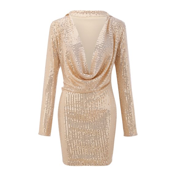 Vedolay Plus Size Dress For Women Women's Formal Flowy Pleated Loose Dresses with Pockets,A M