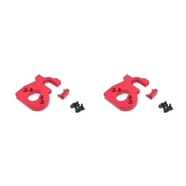Soporte de montaje de motor Bewildely para 144001 Rojo 2piezas