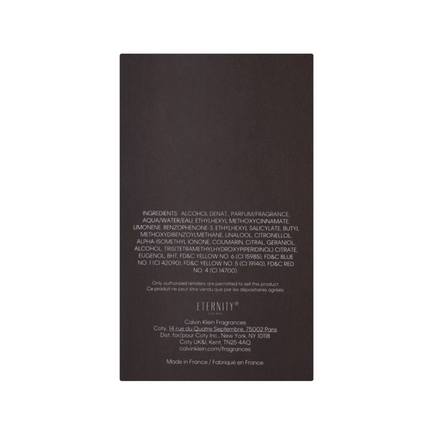 Eternity hotsell man edp