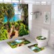 thumbnail image 1 of Set de baño Scenic Garden Coastal con cortina de ducha, 4 unidades, 1 of 3