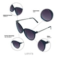 thumbnail image 2 of Lentes de Sol Levis Eyewear Mujer X13011 Outlook Azul Filtro 100% UV, 2 of 5