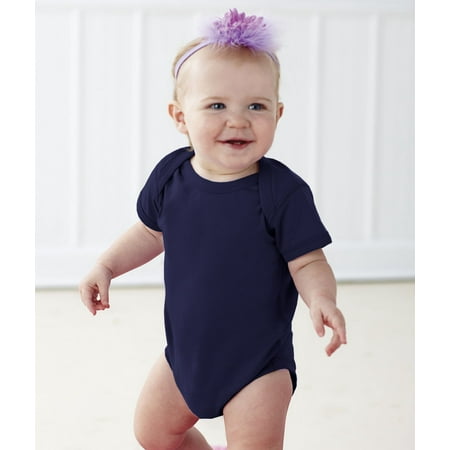 Rabbit Skins Baby Clothes - Rabbit Skins 4424 Baby Solid Infant Fine Jersey Creeper Onesie