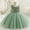 Green, variant on Girls Dresses V Net Dress for Toddler Baby Girls Casual Party Photoshoot Outfit Comfortable Stretchy Waist Spring Summer Fall Size 24 Months Dresses Long Light Dress Girls Tie Flower Girl Dress