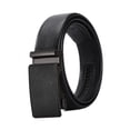 thumbnail image 5 of yuksok Men Belt Automatic Buckle Belt Ratchet Belt for Shirt Jeans Anniversary Gift Black 115cm, 5 of 9