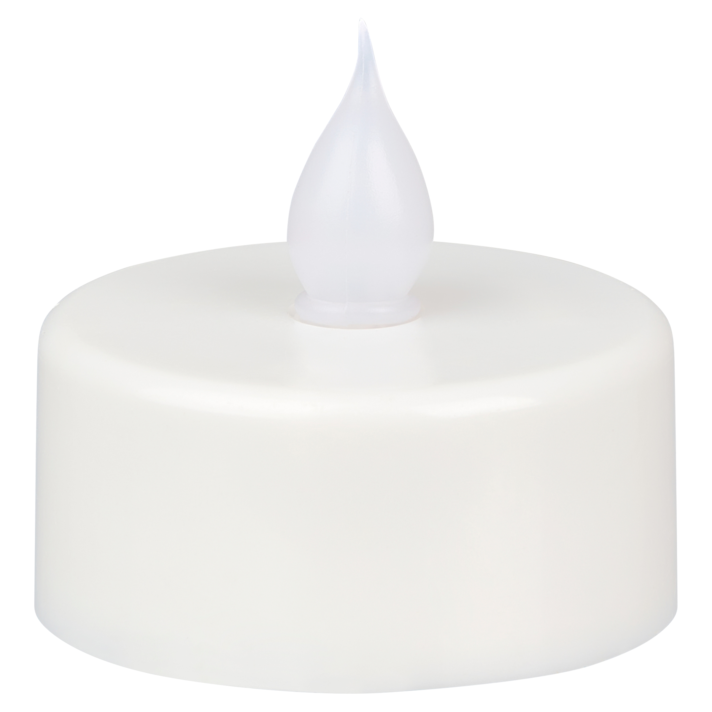 Mainstays Flameless LED Tealights, White, Set of 6