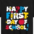 thumbnail image 3 of Instant Message - Happy First Day Of School - Toddler & Youth Short Sleeve Graphic T-Shirt, 3 of 6