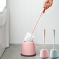 thumbnail image 2 of Lilixerw Toilet Bowl Brush and Holder Set,Toilet Bowl Brush with Stiff Bristles for Bathroom Cleaning, 2 of 8
