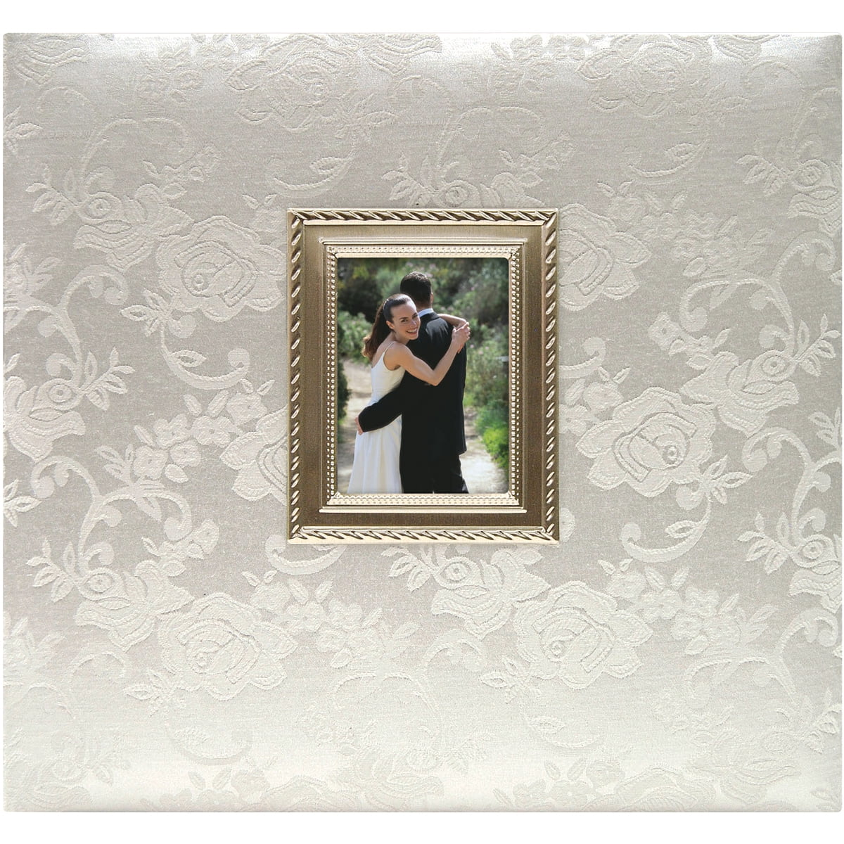 MCS MBI 13.5x12.5 Inch Wedding Scrapbook Album with 12x12 Inch Pages