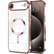 Entronix [Magnetic] Case Compatible with iPhone 17 Air - [Clear Back] Luxury Glossy Cover