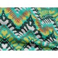 thumbnail image 5 of oneOone Rayon Turquoise Green Fabric Ikat Sewing Craft Projects Fabric Prints By Yard 56 Inch Wide, 5 of 5