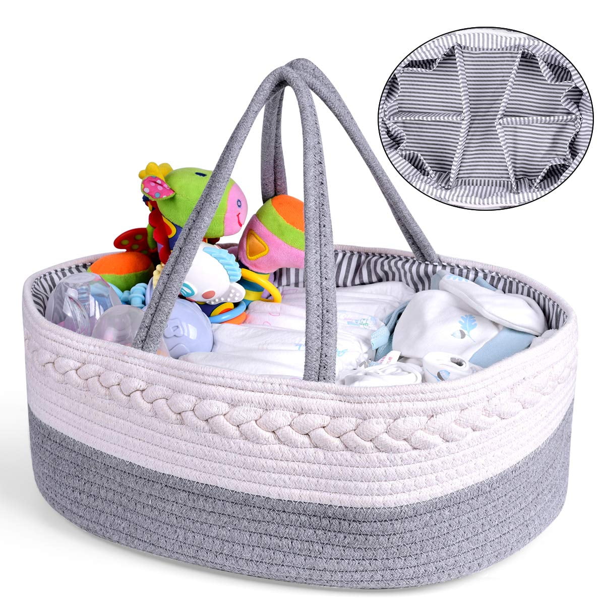 diaper storage basket