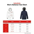 thumbnail image 2 of Rokka&Rolla Men's Parka Warm Winter Coat with Faux Fur Hood Jacket, 2 of 8