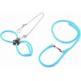 thumbnail image 4 of HUGFEGWE Harnais Ajustable pour Hamster de Compagnie Laisse d'Entraînement pour Petit Rat Souris avec Clochette Détectrice (Bleu) CJB91-121473, 4 of 9
