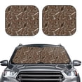thumbnail image 6 of Lsque Coffee pots 2 PCS Windshield Sun Shade | CarFoldable Window Covers | Car Accessories Reflect UV for Universal Cars SUV Truck | Medium, 6 of 7