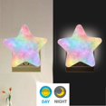 thumbnail image 4 of Star Night Light Auto On/Off Plug-in Wall Light with Light Sensor Warm White LED for Home Party Pastel Rainbow Tie-dye, 4 of 6