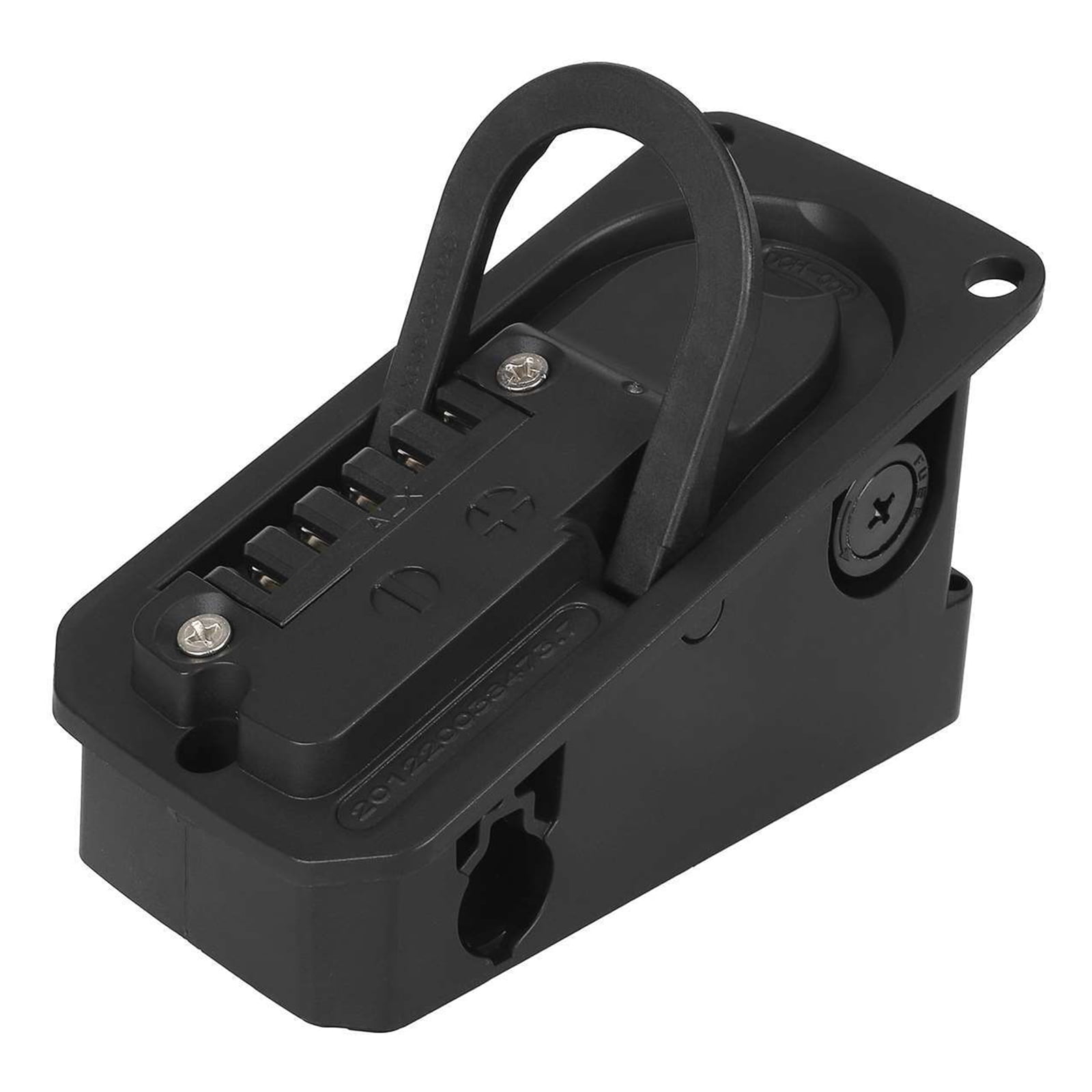 Antitheft Compartment Lock With Charging Port Protector Electric Bike Lock Connection Board Cover