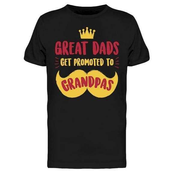Great Dads, Promoted To Grandpas Men's T-Shirt