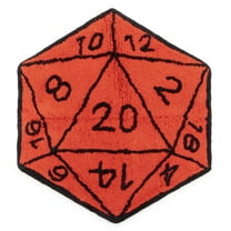 Stranger Things D20 Dice Tufted Rug, 27" x 32", Cotton, Red, Netflix