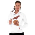 thumbnail image 3 of Gothic Crow Raven Sitting on Skull Hoodie Sweatshirt Women Men Brisco Brands S, 3 of 6