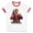 White/Red, variant on Trump World Peace for Christmas Ringer Tee Shirt Unisex Small White/Black