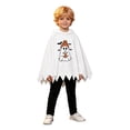 thumbnail image 3 of XIYON Toddler Girl Clothes Halloween Cute Ghost Print Hooded Cape Top Pants Two Piece Outfit Set Fall Winter Kids Holiday Party 4-5 Years, 3 of 8