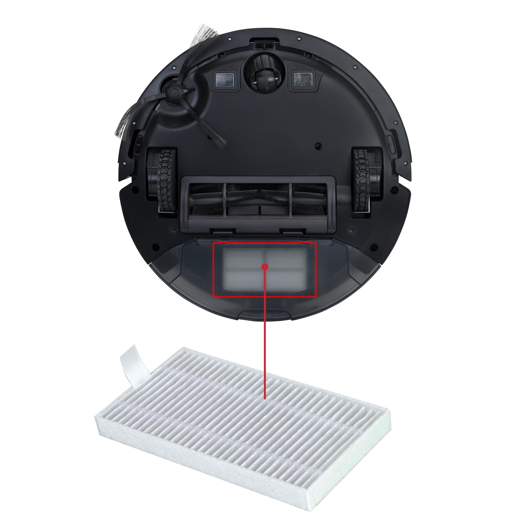 Dirt Devil Smart Robot Replacement HEPA Filter for EV3320/EV3420 Robot Vacuums, 4-Pack, Model RHF-1-1