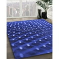 thumbnail image 2 of Ahgly Company Indoor Square Patterned Blue Ribbon Blue Area Rugs, 4' Square, 2 of 6
