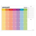 thumbnail image 2 of 2020 Rainbow Stripe Mini Desk Pad Calendar, 2 of 7