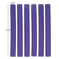 Jenny Capp Hair Rollers 3/4'' Flexible Foam Purple Rollers
