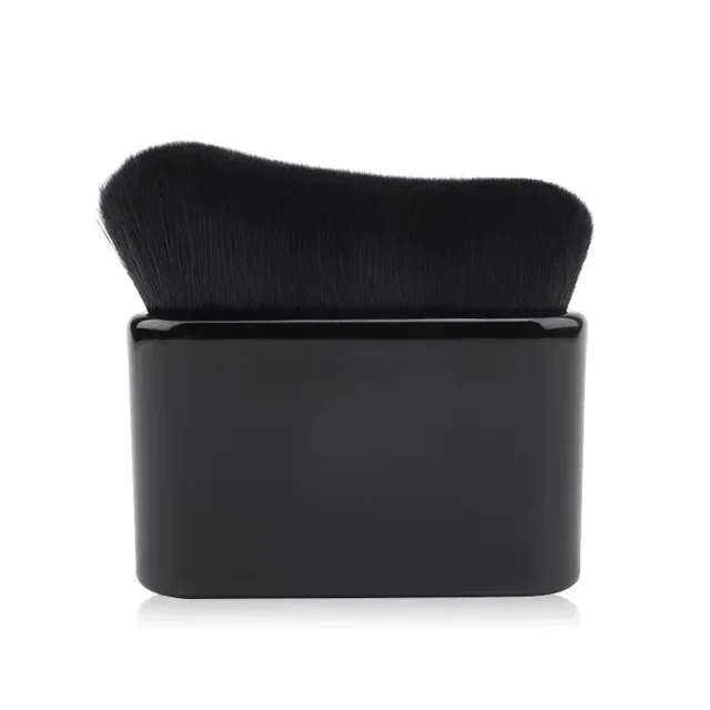1 brocha de maquillaje de base en ángulo grande, brocha de sirena, brocha de maquillaje para base corporal, brochas de maquillaje bronceadas sin sol