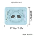 thumbnail image 7 of i Kito Toddler Silicone Plates with Suction, Baby Feeding Plate with Spoon, Toddler Silicone Placemat Panda Shap, 7 of 7