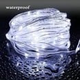 thumbnail image 2 of 12m Solar Ribbon Light ,100 Led String Light Garland Waterproof Outdoor Tube Rope Light Garland (white), 2 of 4
