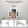 thumbnail image 4 of 360-Degree Rotating Wall-Mounted Shelf For Bat hing Kitchen TV and Viewing, 4 of 8