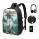 thumbnail image 1 of Mochila de viaje Stratovarius para portátil, resistente al agua, con puerto de carga USB, ideal para la universidad y la escuela, para hombre y mujer., 1 of 5