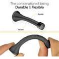 thumbnail image 3 of FacoFaco Pack of 4 Spring Door Stoppers with Rubber Tip，3-1/4" Door Stoppers for Home, Offices, Schools (Black), 3 of 14