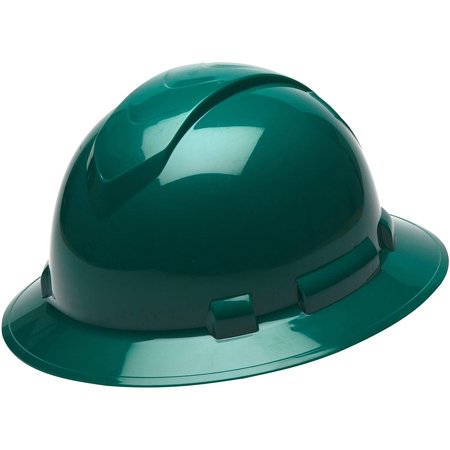 

Pyramex Safety RIDGELINE HP54135 Green Full Brim Style 4-Point Standard Ratchet