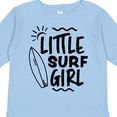 thumbnail image 4 of Inktastic Little Surf Girl with Surfboard Girls Long Sleeve Toddler T-Shirt, 4 of 5