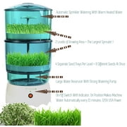 SproutStacker 2 Level Automatic Sprouter Machine by Bright Kitchen Automated Heated Seed Growing Sprouting Machine