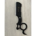thumbnail image 3 of Finger Razor Stainless Steel Retro Thumb Rotate Straight Shaving Razor for Barber, 3 of 9