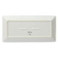 thumbnail image 6 of Gibson Home Gracious Dining Dinnerware, 3-Tier Rectangle Plate Serving Set with Gold Metal Stand, White, 6 of 13