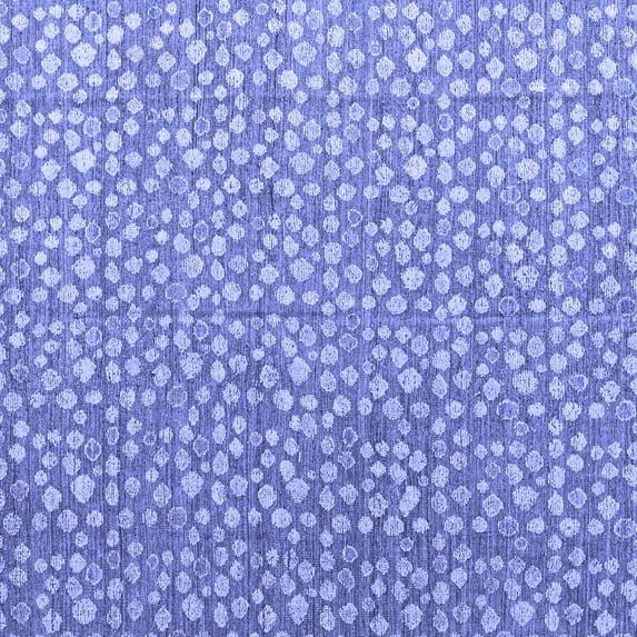 Ahgly Company Indoor Square Abstract Blue Modern Area Rugs, 6' Square