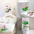 thumbnail image 2 of Lotus Toilet Stickers Bathroom Decoration Stickers Self-adhesive Paintings Removable PVC Sticker For Bathroom Decor, 2 of 8
