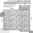 thumbnail image 5 of Basketball Doodle Pattern Toddler Nap Mats for Kids Preschool,Sleeping Mat Bag or Kids,Toddler Sleeping Bag,Toddler Nap Mat or Daycare, 5 of 6