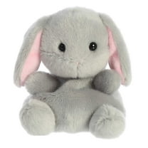 Aurora - Mini Grey Palm Pals - 5" Pebbles Bunny - Adorable Stuffed Animal