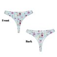 thumbnail image 3 of Balery Poodle Dog Tangas de Algodón para Mujer con Estampado – Ropa Interior Sexy, Transpirable, G-string-3X-Large, 3 of 6