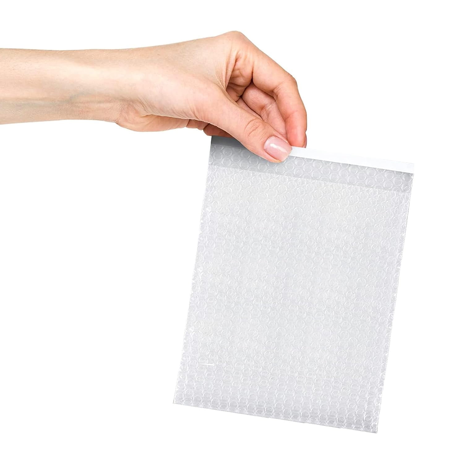 SSBM Bubble Pouches Bubble Out Bags, 8x11.5 Inch, 350 Pack, Clear, Self Seal Air Cushion Bags For Moving Protecting & Shipping Fragile Items