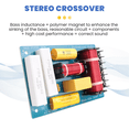 thumbnail image 2 of TOP! 350W 2-Way Audio Speaker Crossover 3200Hz High and Low Frequency Divider Hifi Fidelity Filter, 2 of 4