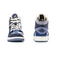 thumbnail image 4 of Big Kid's Jordan 1 Mid SE Craft Obsidian/White-French Blue (DX2193 400) - 4, 4 of 5