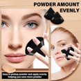thumbnail image 5 of 12 Pieces Triangle Powder Puffs Face Cosmetic Powder Puff Washable Reusable Soft Plush Powder Sponge Makeup Foundation Sponge for Face Body Loose Powder Wet Dry Makeup Tool (12Pcs Black), 5 of 5