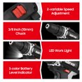 thumbnail image 4 of NANWEI Taladro inalámbrico portátil de 16,8 V, portabrocas de 3/8 pulgadas, 25 + 1 Taladro NANWEI 1 Bateria 3E23, 4 of 7
